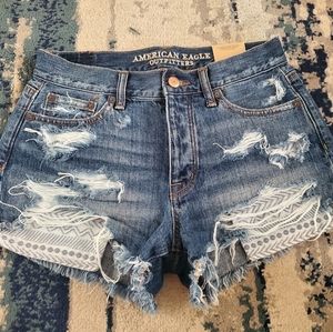 NEW American Eagle high rise festival shorts
